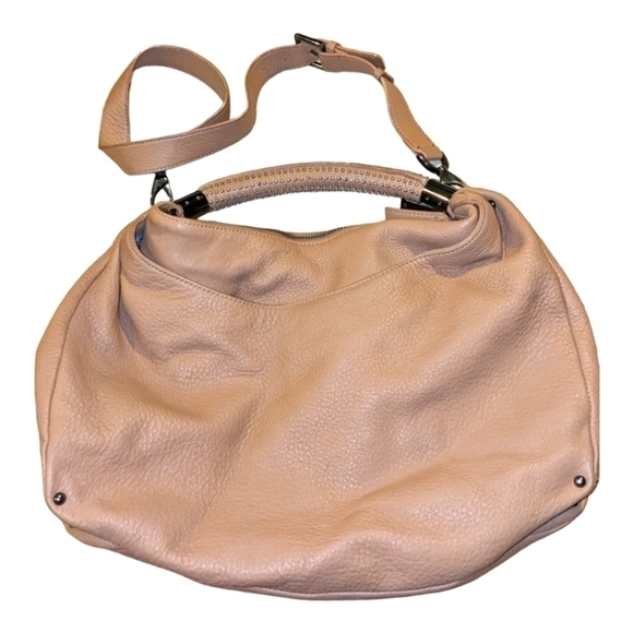Kenneth Cole New York tan leather hobo bag satchel, EUC Buttery Soft - Picture 1 of 4